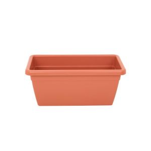 Jardiniere - Plastique - Terre Cuite - Rectangulaire - L49,9 X P20 X H18,1cm - Artevasi - Gamm Vert