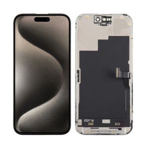 Écran Complet IPhone 15 Noir Avec Vitre Tactile LTPS - Remplacement Neuf D'origine