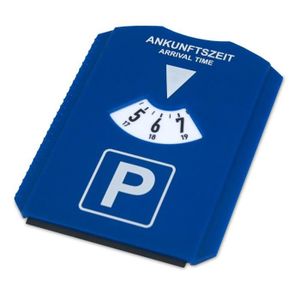 03 pi/èces - Disque de stationnement avec Puce l/èvre en Caoutchouc Puce pour Le Caddie Disque de stationnement com-four/® Disque de stationnement /à 3 Composants avec grattoir /à Glace
