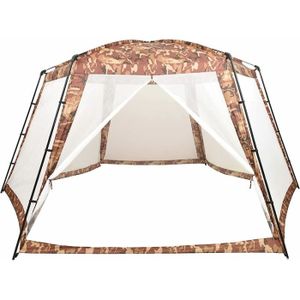 ABRI DE PLAGE Tente De Piscine Tente De Plage Abri De Protection Uv Tissu 660X580X250 Cm Camouflage[u232]