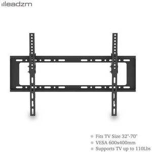 Support Mural TV Inclinable pour Écrans Plats 14-43 Pouces LED LCD
