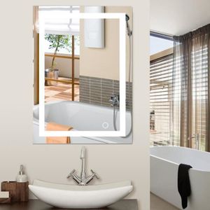 Miroir De Salle De Bain Avec Eclairage Achat Vente Miroir De
