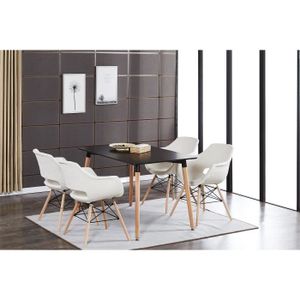 Table A Manger Avec Chaise Beige Achat Vente Pas Cher