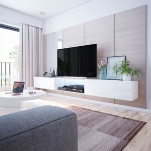 Meuble Tv Suspendu 2m Achat Vente Pas Cher