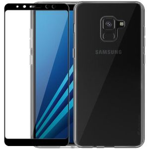 coque samsung a8 2018 carte du monde transparente