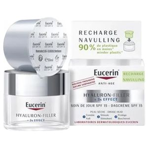 Crème De Jour Eucerin Hyaluron-Filler - Anti-âge, 50 Ml, Pour Peaux Normales/mixtes - Neuf