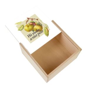 Boîte cadeau Boite Coffret en Bois - We Make a Nice Pear Botani