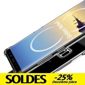 COQUE - BUMPER Coque Samsung Galaxy NOTE 8 - Gel TPU Transparent Silicone Souple Anti Choc