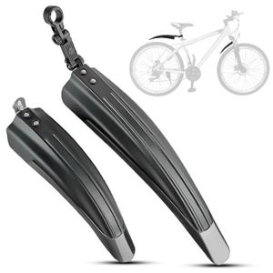 GARDE-BOUE Kit de Garde-Boue Vélo-Noir pour VTT et Vélos de R