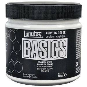 PEINTURE ACRYLIQUE Liquitex Basics Pot de Peinture acrylique 946 ml B