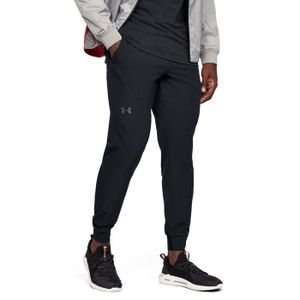 PANTALON DE SPORT Pantalon de survêtement homme Under Armour FLEX WOVEN noir imperméable et respirant pour fitness en salle