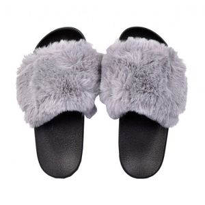 Claquettes fourrure Cdiscount Chaussures