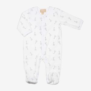 PYJAMA Pyjama naissance Sophie la Girafe - TROIS KILOS SEPT - Blanc - Unisexe - Velours bio