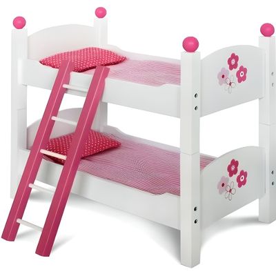 BCOATH – Lit Superposé Mini Pour Maison De Poupée, En Plastique Vert, Accessoire Réaliste Pour Décoration Intérieure