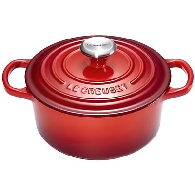 Cocotte Ovale Le Creuset Fonte Rouge 28 Cm - Vintage Made In France