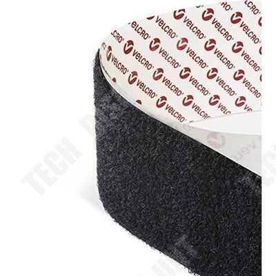 Ruban à Scratch Nylon Non Adhésif 50 Mm - Mètre Linéaire Mâle Et Femelle - Bricolage, Vêtements, Sacs