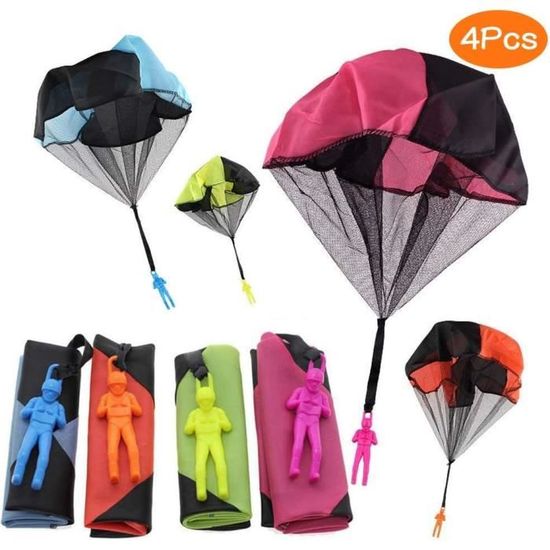 Jouet Parachute 12 Pièces - Multi-Couleurs - Jeu Extérieur Enfant - Cadeau Anniversaire