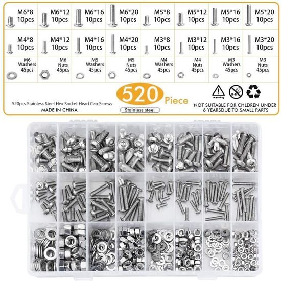 EMSea - Lot De 20 écrous En Plastique Noir Pour BMW Et Mini | Compatible X1, X3, X5, X6, Z4 | Référence OE 07147169847