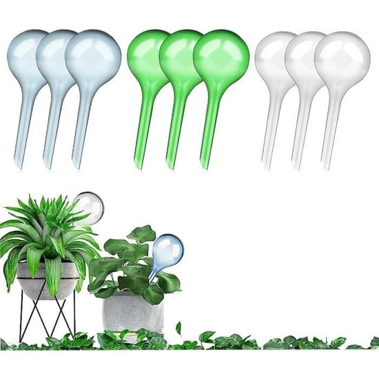 4 Globes D'Arrosage Automatique ANSD - Arrosage Autonome 2 Semaines Pour Plantes - 26cm