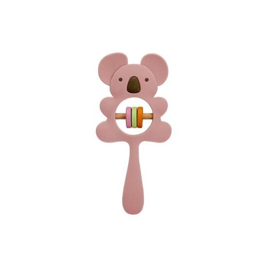 Hochet Koala en Silicone pour bébé, 5 couleurs, sans BPA, anneau de dentition, jouets éducatifs, musicaux, Mo SET DE SOIN - STB43720