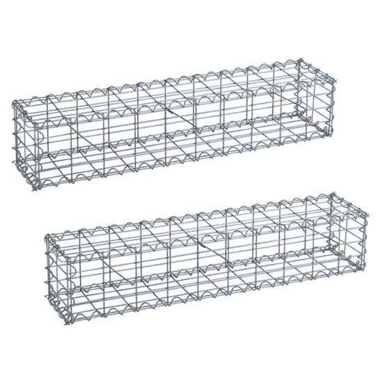 Spirale Pour Gabions - Connecteur Métal Galvanisé 4 Mm - 80 Cm Ou 100 Cm - Montage Facile Sans Outils - 10