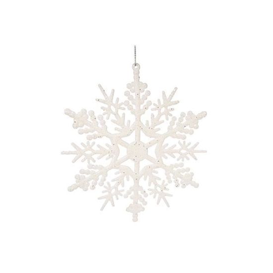 Flocon de neige imprimé et personnalisé avec photo pour la d