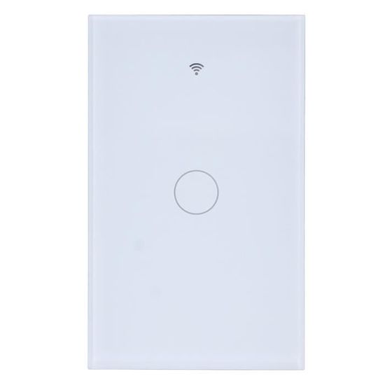 HNCY 1 Pièces Interrupteur Connecté avec Alexa, Interrupteur Wifi Smart Life, Interrupteurs Intelligents Connecté avec Smart Life/Tuya APP, Wifi Interrupteurs Connectés Alexa/Google Home