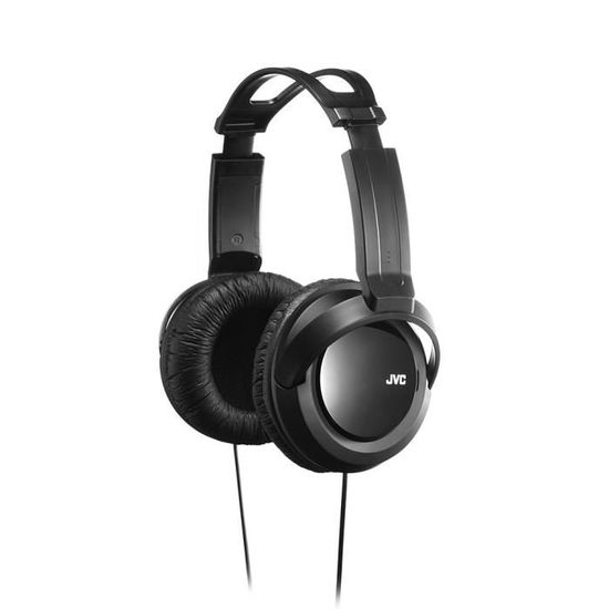 JVC Full Size Extra Bass Headphone Around Ear Black HARX330 Cdiscount TV Son Photo