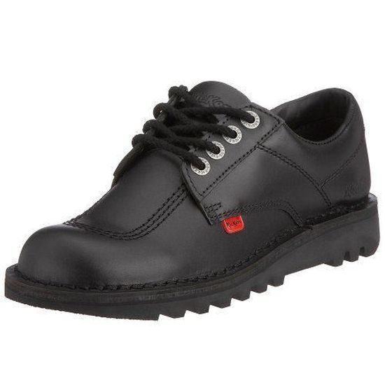 Kickers Kick Lo Core Chaussures lacets Femme Noir black