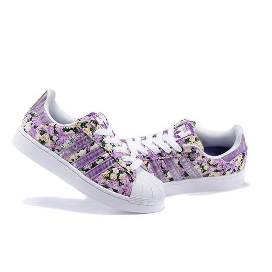 جاستن بيبر Sneakers espadrille ADIDAS ORINIGALS superstar Femme violet ... جاستن بيبر