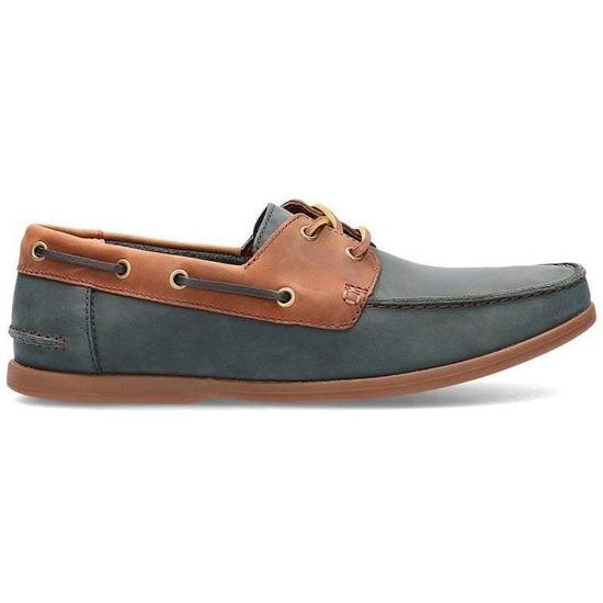 Mocassins Homme - Clarks Pickwell Sail - Vert - Taille 43