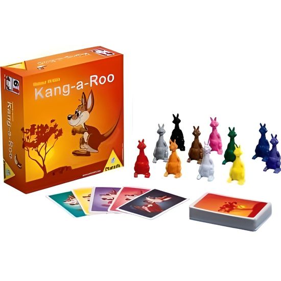 Jeu de cartes Piatnik Kang-a-Roo PT-6079 - Collecte de kangourous mouvementée
