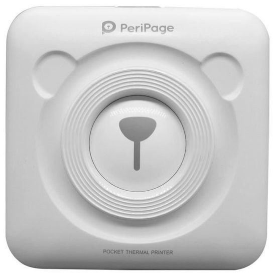 Mini Imprimante Thermique Portable Bluetooth - Sans Encre, Autocollants, Photos, Notes - Compatible Smartphone