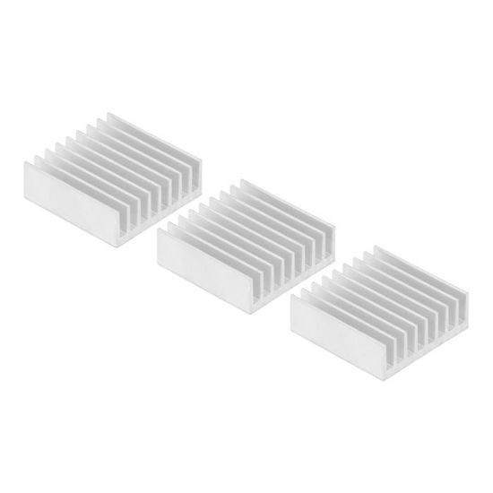 Kit De 12 Radiateurs/dissipateurs En Aluminium 14x14x6 Mm - Pour Refroidissement électronique, 7 Ailettes - Neuf