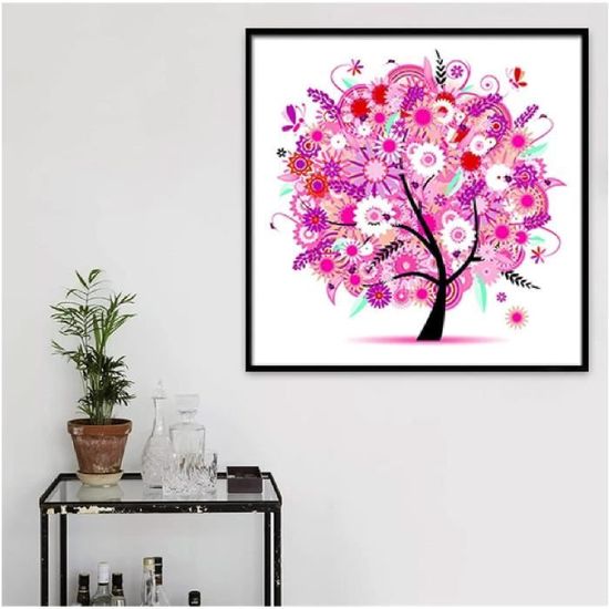 Kit Diamond Painting 5D Fleur Dorée Abstraite 40x80cm - Complet Pour Adultes Et Enfants