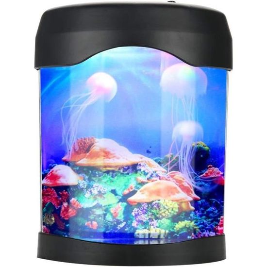 Lampe De Méduse De Bureau, Lumière D'Ambiance D'Aquarium De Méduse À ... — free download