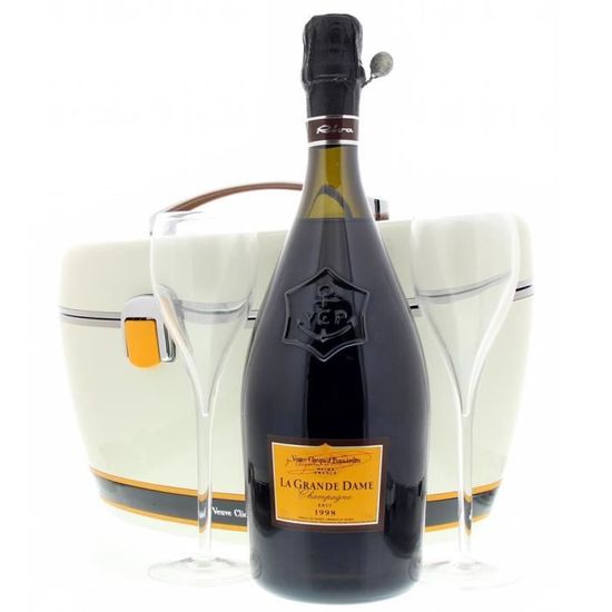 Veuve Clicquot Grande Dame 1998 coffret Riva La cave Cdiscount
