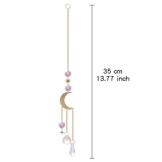 Lot De 12 Anneaux Lune Métal Doré WakiHong - 5/10/15/20cm - Pour Attrape-rêves, Déco Macramé, Couronnes Fleuries DIY