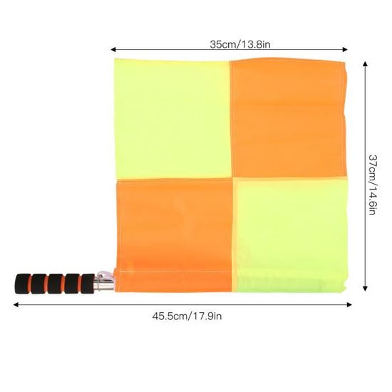 ROMISBABA 2 Pièces Drapeau De Pour Juge De Touche Arbitres