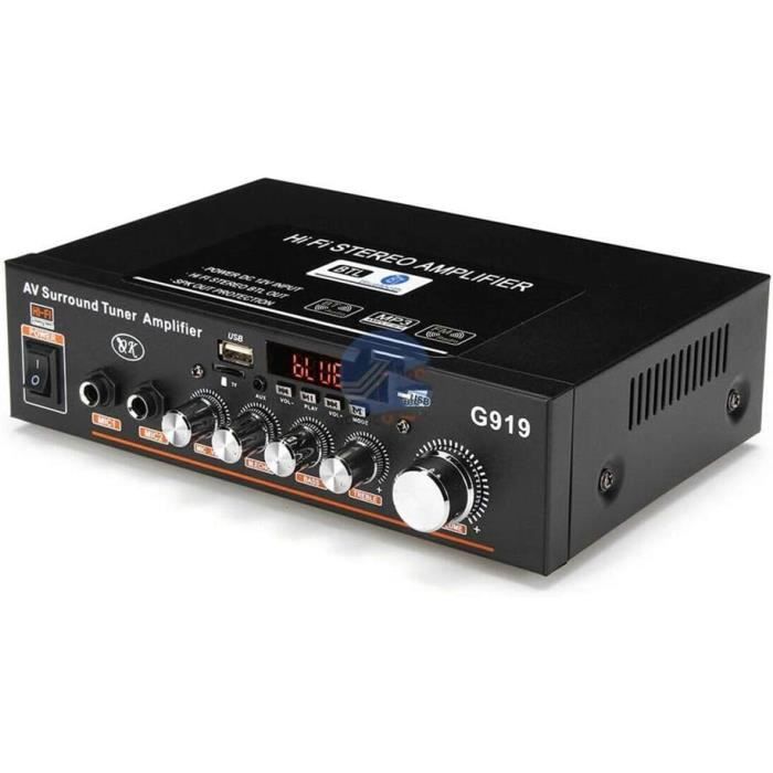 Amplificateur Bluetooth DIY – 12V/220V – Mono/Sono Stéréo Haute Puissance – Carte