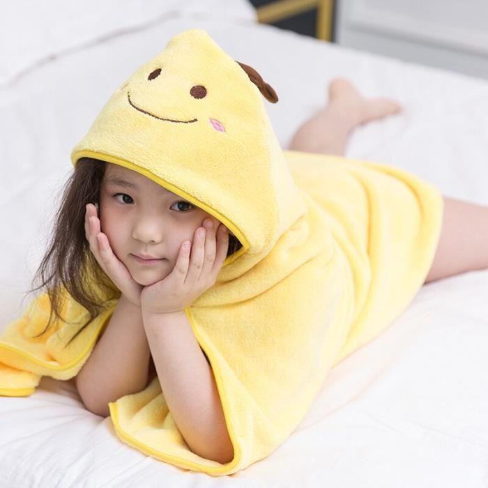 Serviette de bain en microfibre pour enfants de 2 10 ans