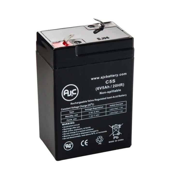 Batterie Diamec DM6-4.2 6V 5Ah Acide scellé de plomb - AJC-C5S-A-1-155276