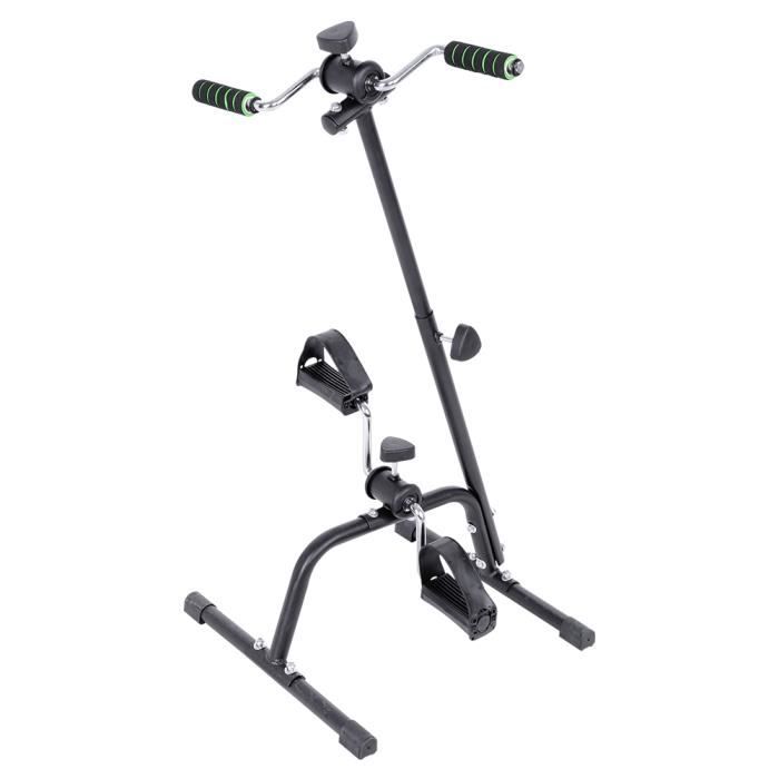 Vélo d'appartement cardio Fitness réglable noir, hauteur réglable HB020 -RAI