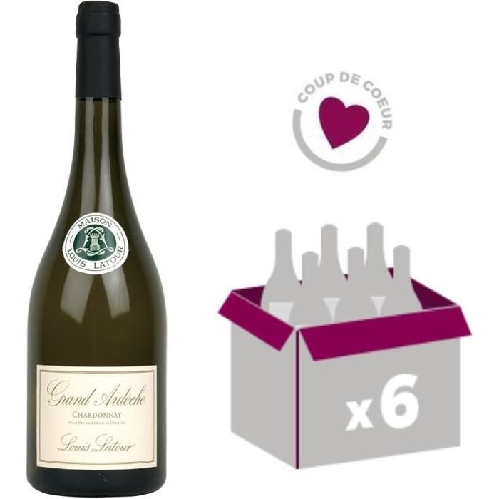 Grand Ardèche vin blanc 6x75cl Louis Latour