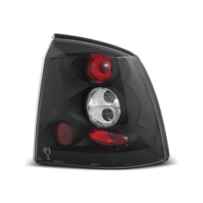Paire de feux arriere Opel Astra G berline 97-04 noir (P37)