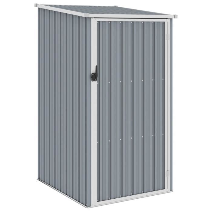 SOLDES HIVER® Abri de jardin Gris 87x98x159 cm Acier galvanisé,Super qualité,87 x 98 x 148-159 cm FR82770-912