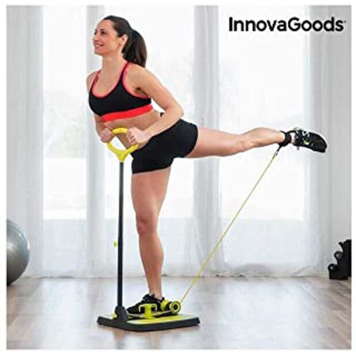 Ig117209 Plateforme De Fitness Mixte, Noir-Jaune, Taille Unique