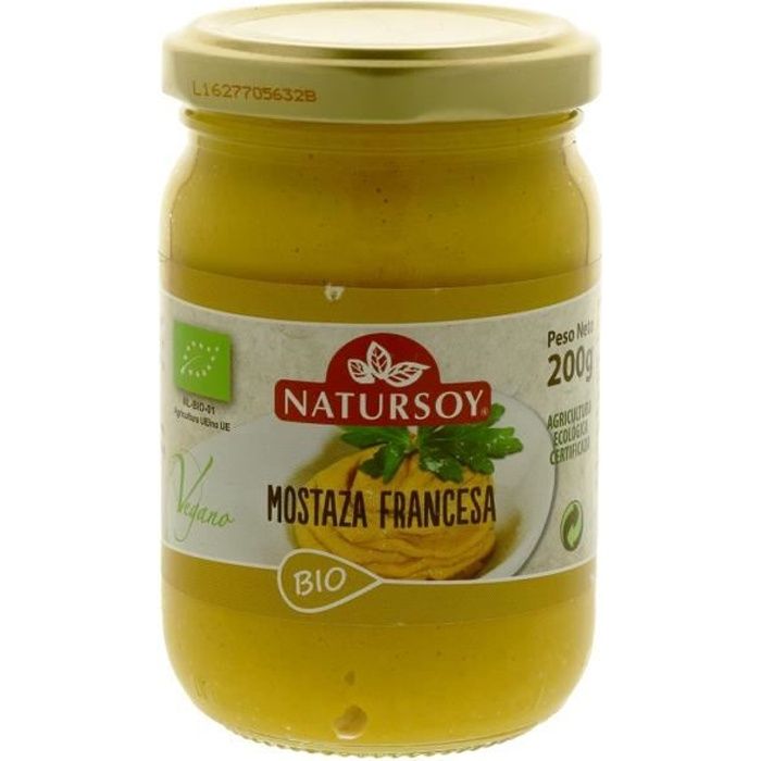 Natursoy+Moutarde française 200 g