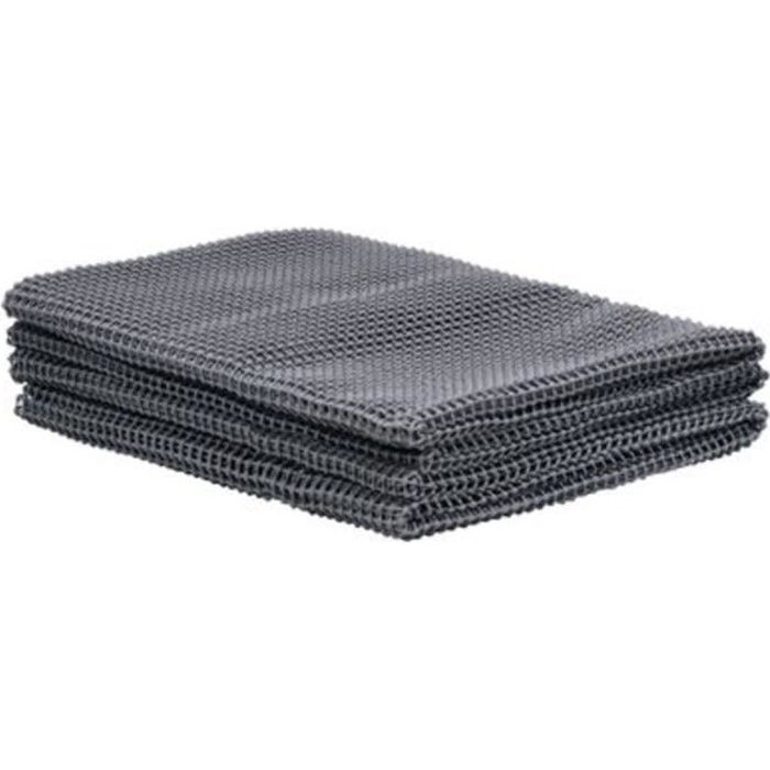 Tapis extérieur de sol camping pliable pour tente caravane camping car piscine en mousse PVC résistant Anthracite