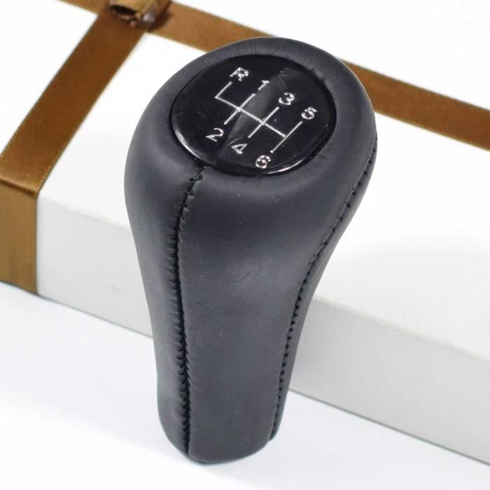 Pommeau,Barre de manette de vitesse 5-6 Bouton de levier de vitesse pour BMW 1 3 5 6 7 série E90 E91 E92 E93 E30 - Type Bleu